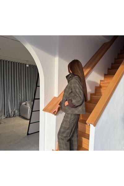 Lavanta Tekstil طقم مكون من قطعتين بنمط منقوش