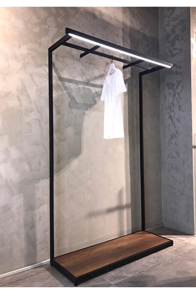 MD Vİtrin Dekorasyon LEDLİ ÖZEL ÜRETİM DAYANIKLI STATİK SİYAH BOYALI MAĞAZA S...