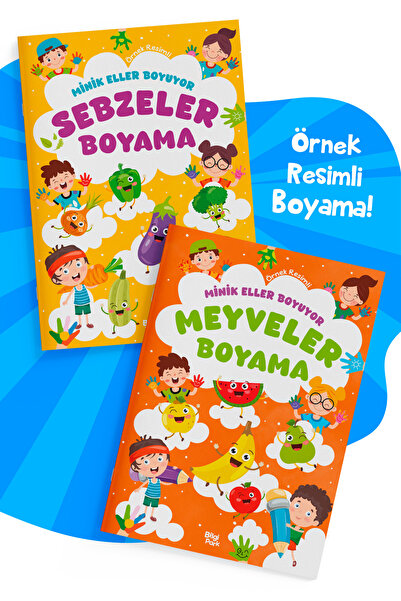 Parodi Yayınları Little Hands Grow Fruits and Vegetables Coloring Book |   Se...