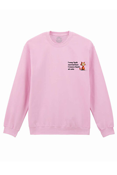 Cu Pisici Bluza Printata-I Meow Back At Cats, Unisex