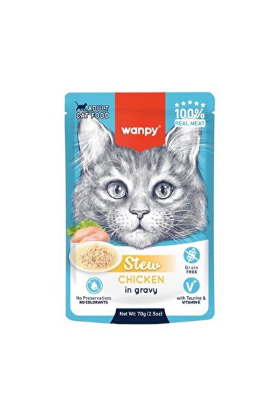 Wand Chicken soup with chicken pieces for cats - 70 grams
