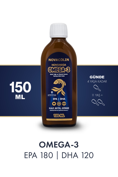 NOVACOLIN NOVAMEGA OMEGA 150 ML ŞURUP