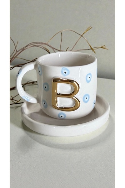 Deniz Kızı Seramik Letter O Handmade Ceramic Cup