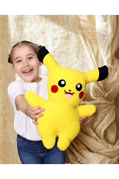 Home Peluş Pikachu Yastık Oyuncak 40 cm