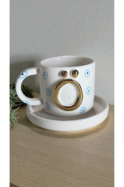Deniz Kızı Seramik Letter O Handmade Ceramic Cup