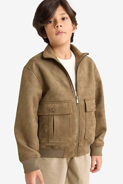 DeFacto Boy's Suede Coat F6244A826Sp