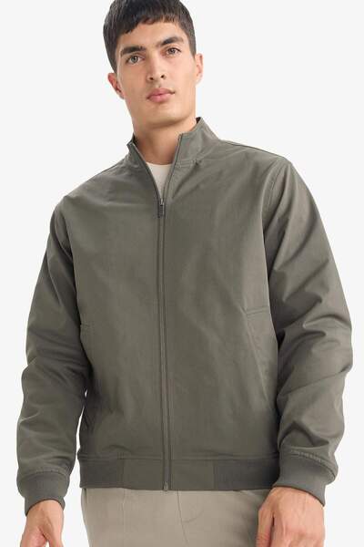 DeFacto Slim Fit Lined Zippered Coat D7338Ax26Sp