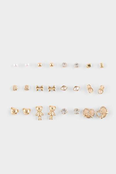 DeFacto Women's 12-Piece Earrings G4465Axns