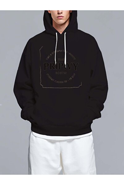 MIXSNOW The PRIPIVY in Boston - Men's Printed Hooded Oversize Sweatshirt