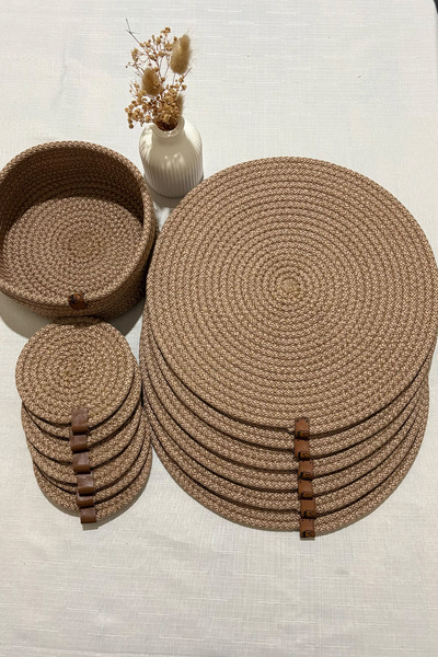 MS Glassware Set de servire american Supla, 13 piese - 6 suporturi pentru far...