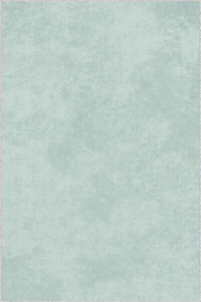 HALIPORTALI Mint Yeşili Düz Dokulu Halı Toz Tutmaz Yumuşak HL-FNL-408