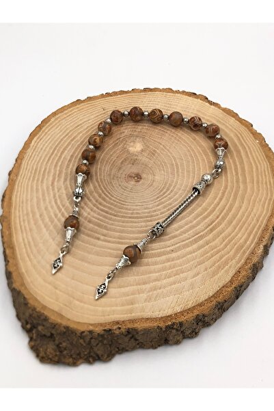 Mariposa Line Tibet Akik Taşı Doğaltaş Zaza Sallamalık Tesbih