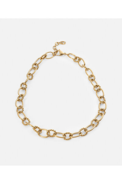 İpekyol İç içe geçmiş paslanmaz çelik kolye