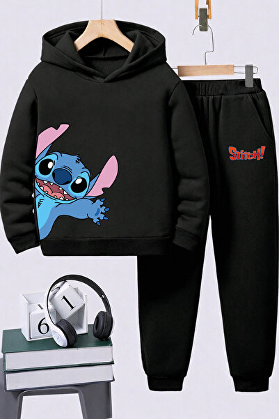 SVART WEAR Stitch cu imprimeu Set de tricou hanorace premium pentru copii, se...