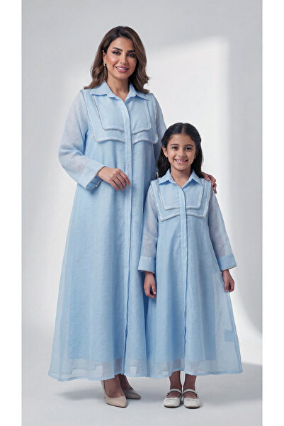 Rokon Dana Mother and daughter jalabiya with a butterfly design