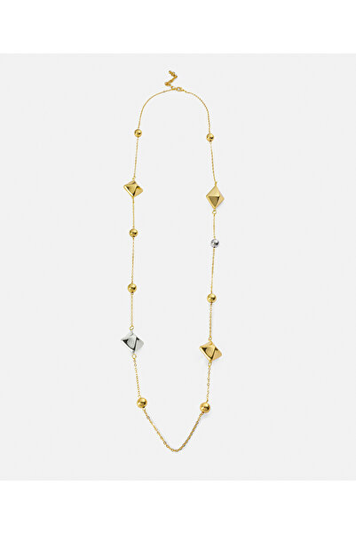 İpekyol Kombine parçalı çift renkli kolye