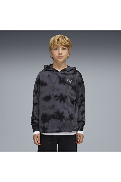 Puma Hanorac Essentials relaxat, tie-dye, pentru tineret