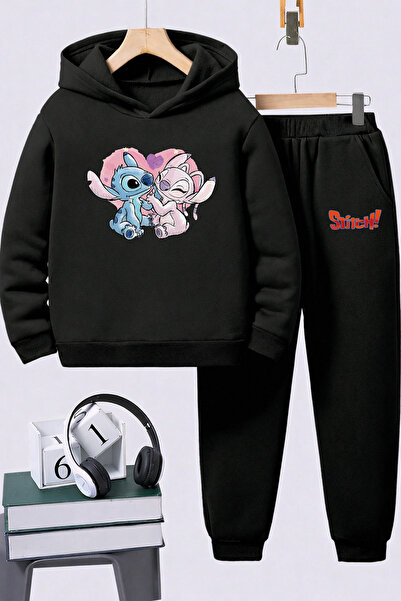 SVART WEAR Stitch cu imprimeu Set de tricou hanorace premium pentru copii, se...