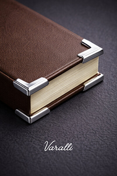 Varalli Metal Lüx Tasarım Kitap Köşe Koruyucu ( 12 Adet ) 23x23 Mm