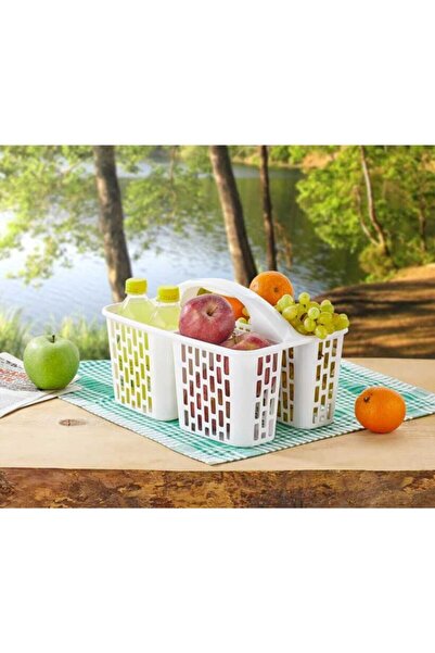MericLine Refrigerator Organizer Basket - White (1047)