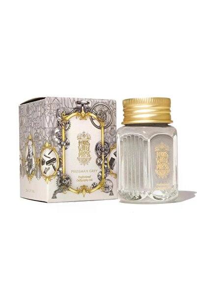 Ferris Wheel Press Pressman Grey Kaligrafi Şişe Mürekkep - 28 ml