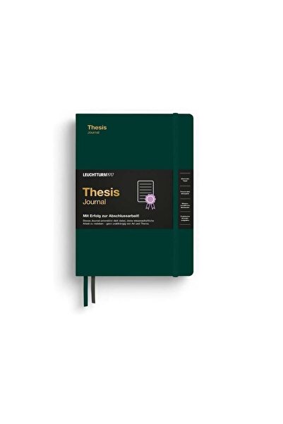 Leuchtturm1917 Thesis Journal Medium (A5), Sert Kapak, Forest Green, Almanca ...