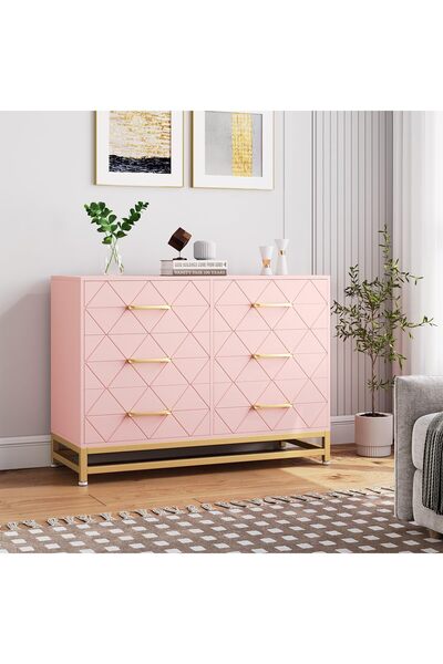 Garvee خزانة ملابس خشبية مزودة بمنظم أدراج، خزانة أدراج لغرفة النوم، غرفة الم...