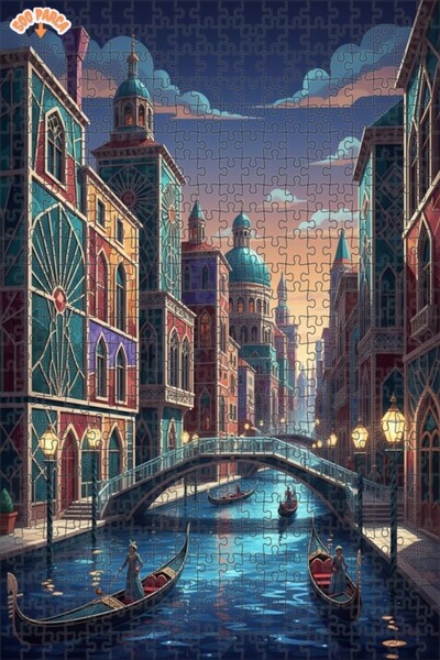 Teona Ahşap لغز خشبي بإطار من طابقين بصورة سحرية لفيينا 500 قطعة 50×30