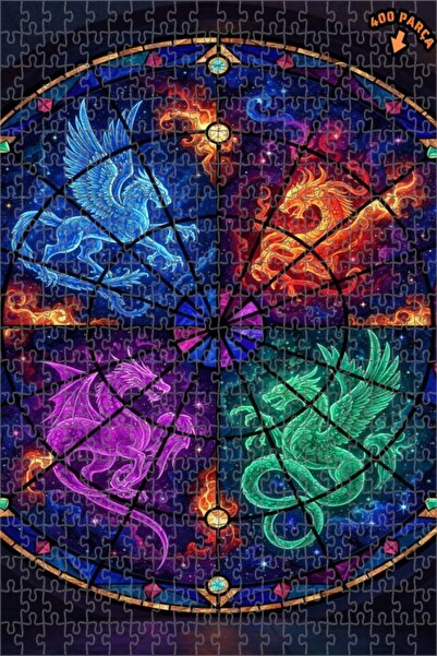 Teona Ahşap ألغاز خشبية ذات إطار مزدوج الطبقة بطباعة رقمية من سلسلة Fantastic...