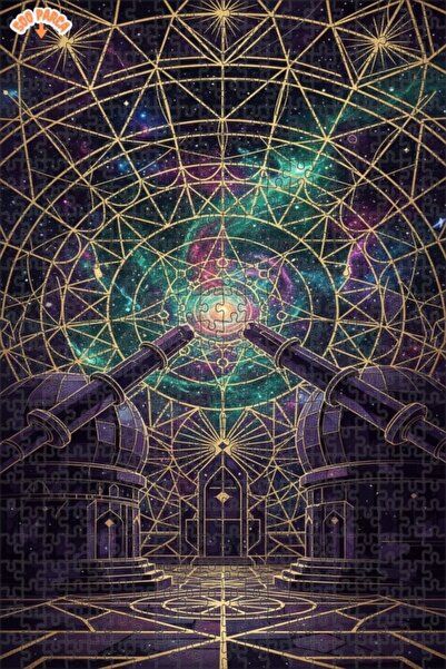 Teona Ahşap لغز خشبي بإطار مزدوج الطبقات من يونيفرسال ديسكفري 500 قطعة 50x30