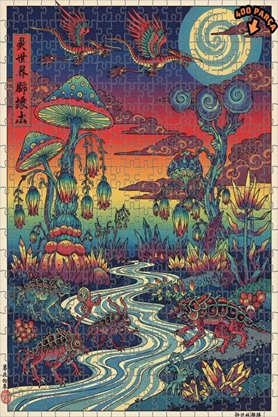 Teona Ahşap لغز خشبي مقطوع بالليزر من إيريدايل مانجار داير، 400 قطعة، 35×35