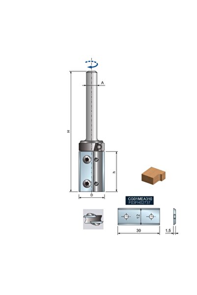 Freud TG76MD Κόφτης άκρων με αφαιρούμενα ένθετα και άνω ρουλεμάν φωτοτυπικού,...