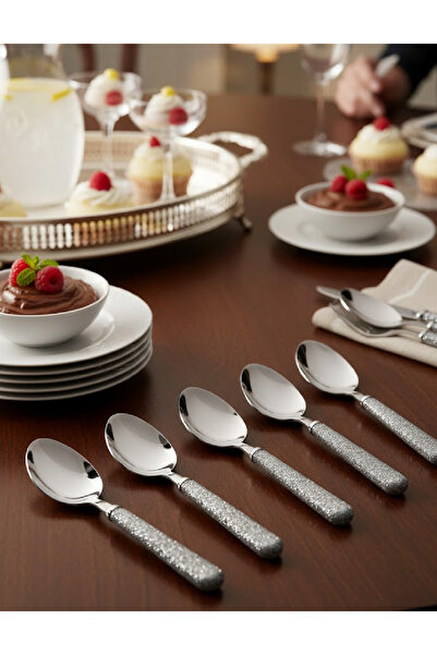 Evendi Set lingurite, Argintiu