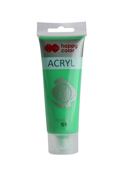 HAPPY COLOR Culoare acrilica 75ml, verde deschis,