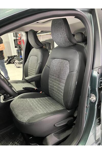 AKINCI غطاء مقعد السيارة الخلفي 2+1 لسيارة داسيا سانديرو ستيبواي 2018-2025 - ...