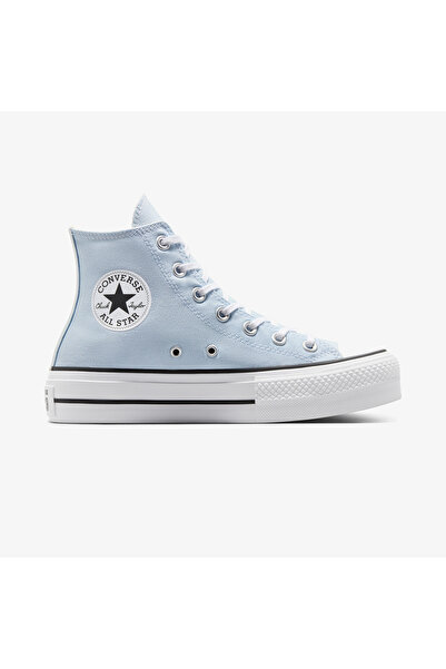 Converse حذاء رياضي نسائي من Chuck Taylor All Star Lift ذو نعل أزرق
