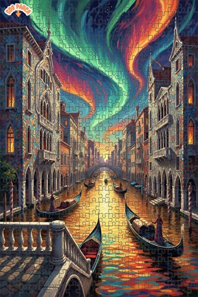 Teona Ahşap ألغاز خشبية ملونة بإطار من طابقين من طراز فينيسيا نايتس ريندج أور...