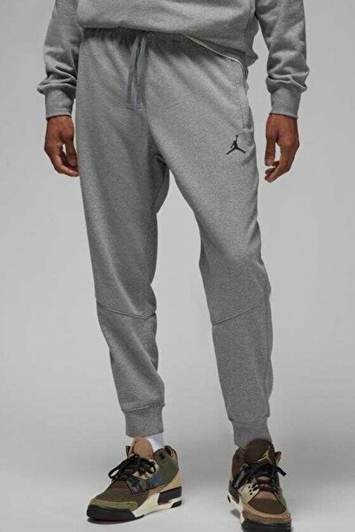 Nike Jordan Dri Fit Sport Crossover Fleece Pant Gray Lastik Paçalı Günlük Eşo...