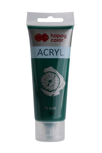 HAPPY COLOR Culoare acrilica 75ml, verde inchis,