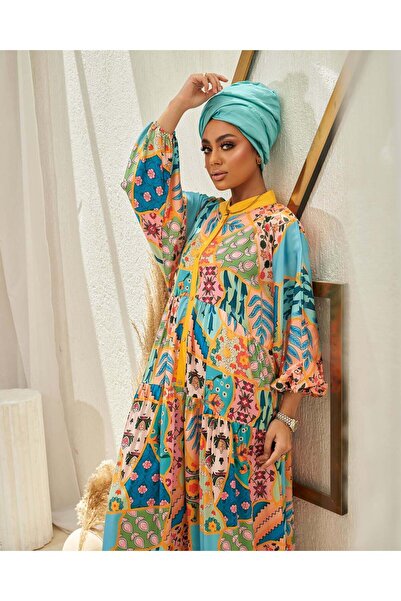 Nodika Multi-color Modesty Jalabiya