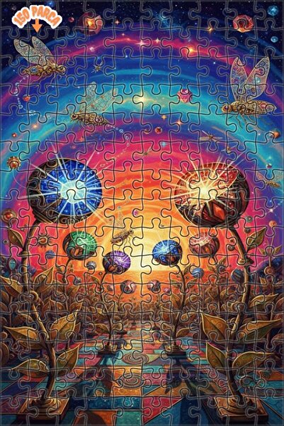 Teona Ahşap لغز خشبي بإطار مزدوج الطبقات من فانتاستيك إيفريون بيتيرس، 150 قطع...