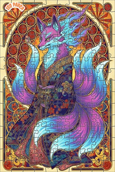 Teona Ahşap لغز خشبي مؤطر ذو طبقتين من ماجيكال كيتسون ساند آرت، 150 قطعة، مقا...