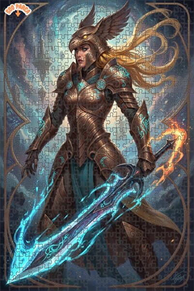 Teona Ahşap لوحة فنية خشبية مؤطرة على شكل رجل حرب برأس نسر، ألغاز خشبية مزدوج...