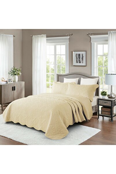 Orange Bed & Bath Floral | 100% Cotton Double Bedspread Set (3 Pieces)
