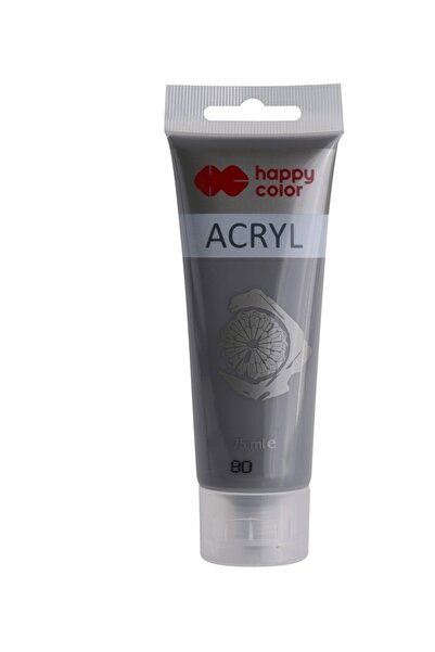 HAPPY COLOR Culoare acrilica 75ml, gri,