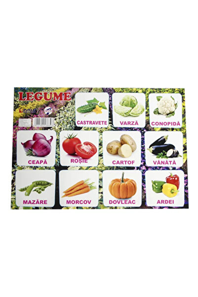 Arhi Design A4 vegetable board made of cardboard with UV varnishing