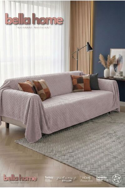 Bella Home Wellsoft Süngerli Koltuk Örtüsü – Yumuşak Dokulu, Kaymaz Taban - P...
