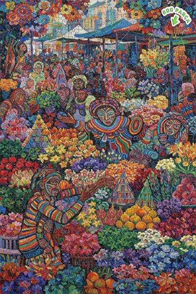 Teona Ahşap لغز خشبي بإطار مزدوج الطبقات من رينك كومبوسي 800 قطعة 70x50