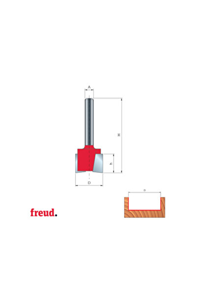 Freud 16- Τελική φρέζα, κυλινδρική πρόσοψη, για κοπή με εγκοπή, επιμεταλλωμέν...
