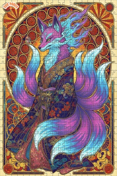 Teona Ahşap لوحة فنية سحرية من كيتسون، لغز خشبي بإطار مزدوج الطبقات، 500 قطعة...